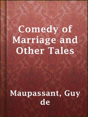 cover image of Comedy of Marriage and Other Tales